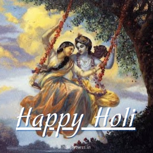 radha krishna holi dp images