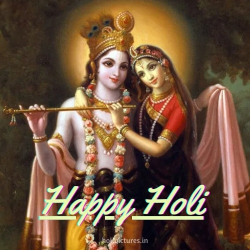 radha krishna holi dp pics