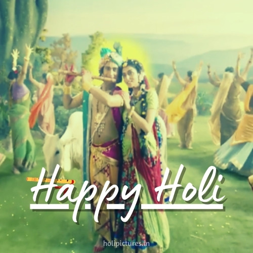 radha krishna holi dp pictures