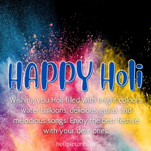 Happy Holi DP Quotes Pic Facebook