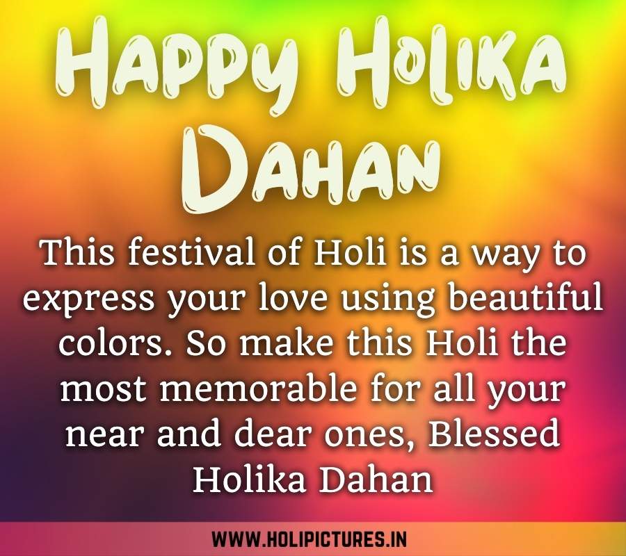 Happy Holika Dahan Images with Messages
