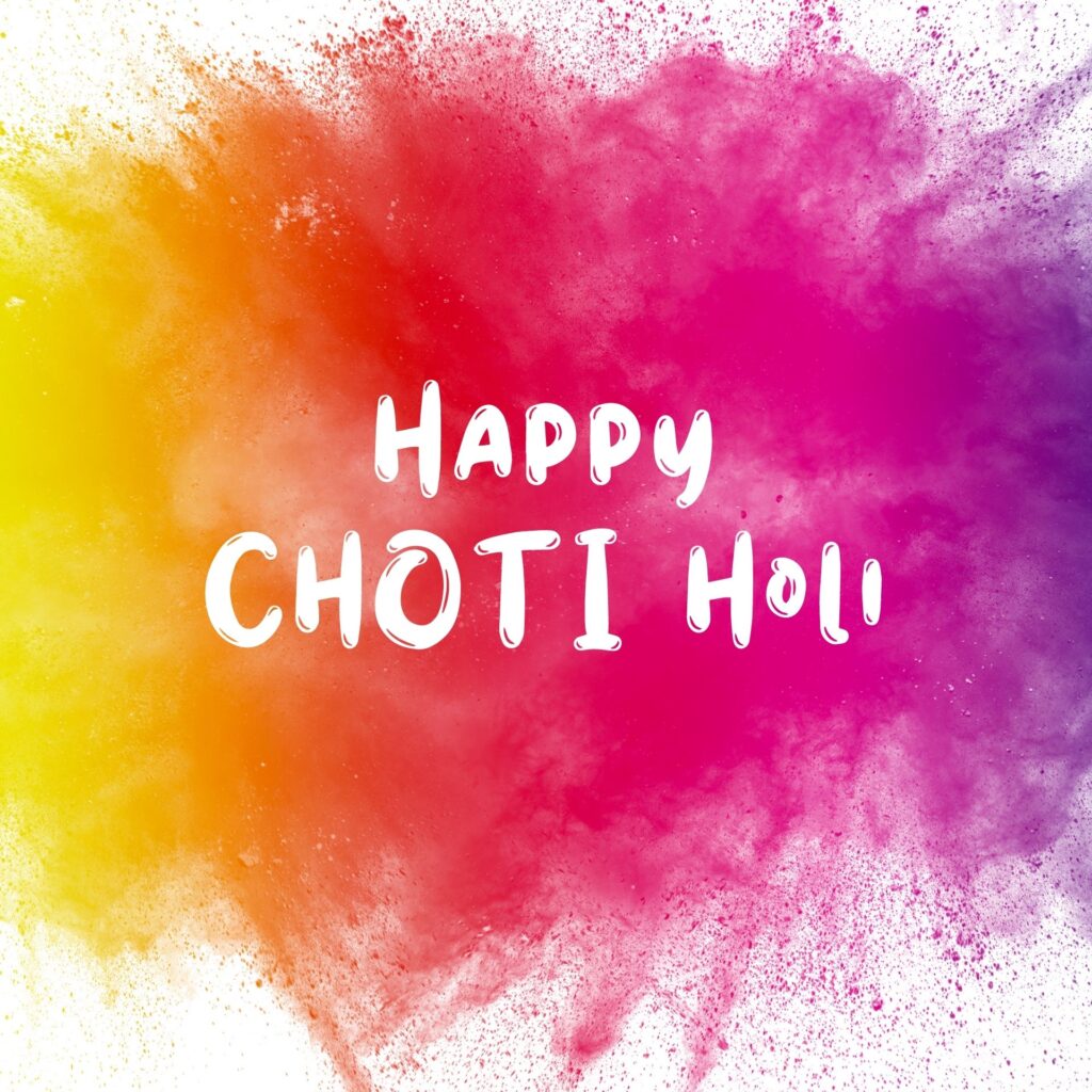 Happy Choti Holi HD Images